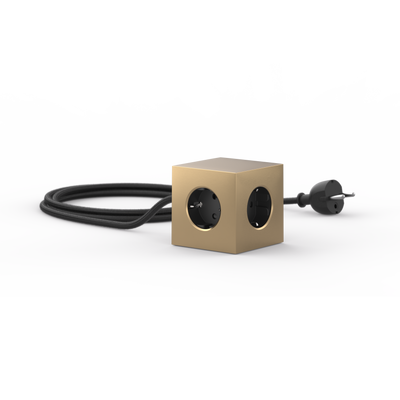 AVOLT Square 1 Steckdosenadapter USB-A & Magnet Aluminium
