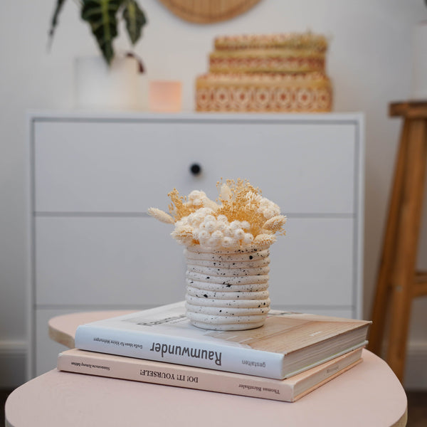 DIY-Vase aus Fimo für Trockenblumen