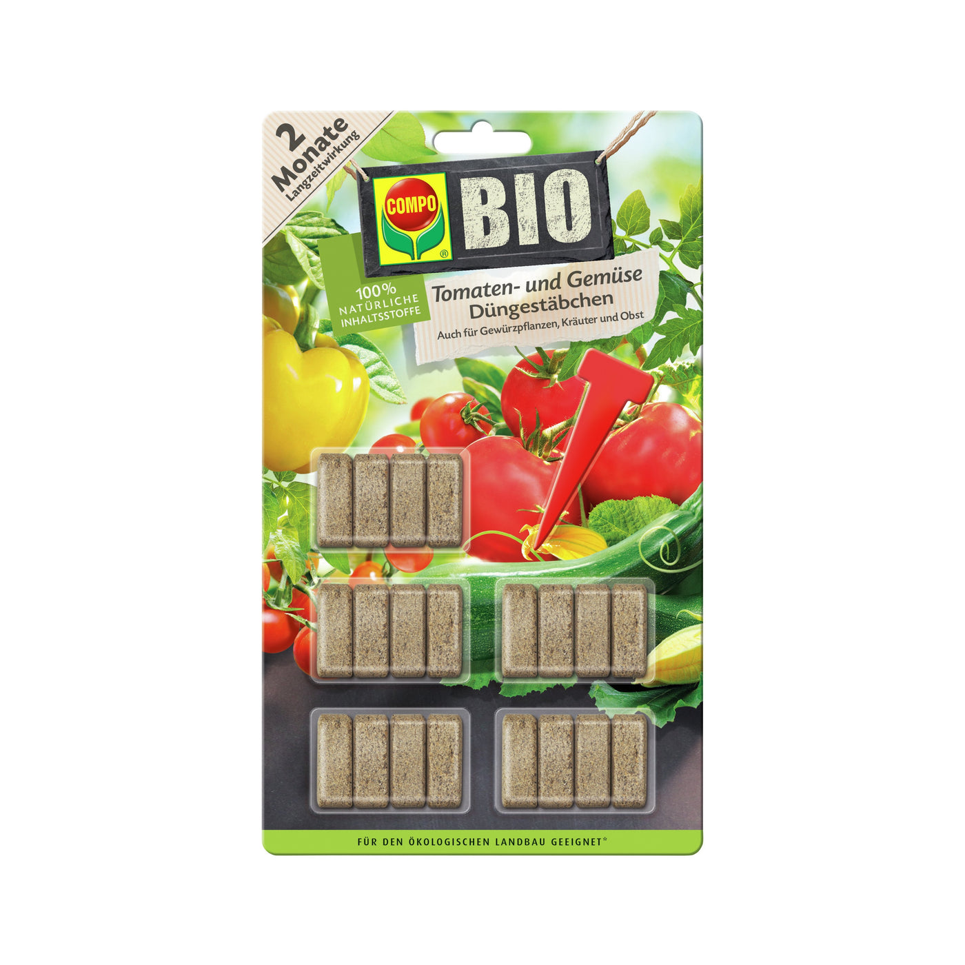 Compo Bio Tomaten- und Gemüse Düngestäbchen (20 Stück)