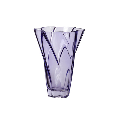 Hübsch Interior Vase Glas Lila