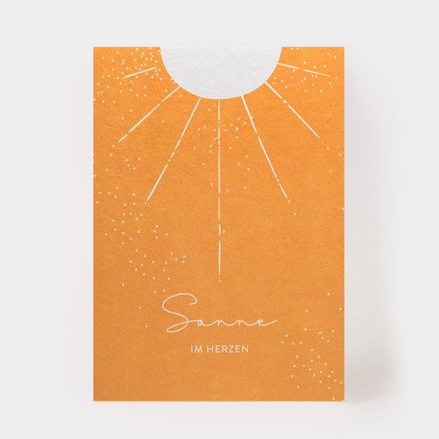 Kartenmarie Postkarte Sonne im Herzen