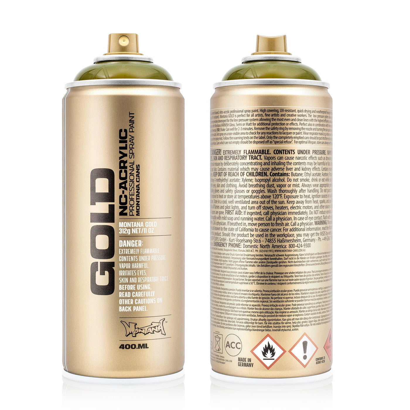 Montana Gold Transparent Spraylack (400ml)