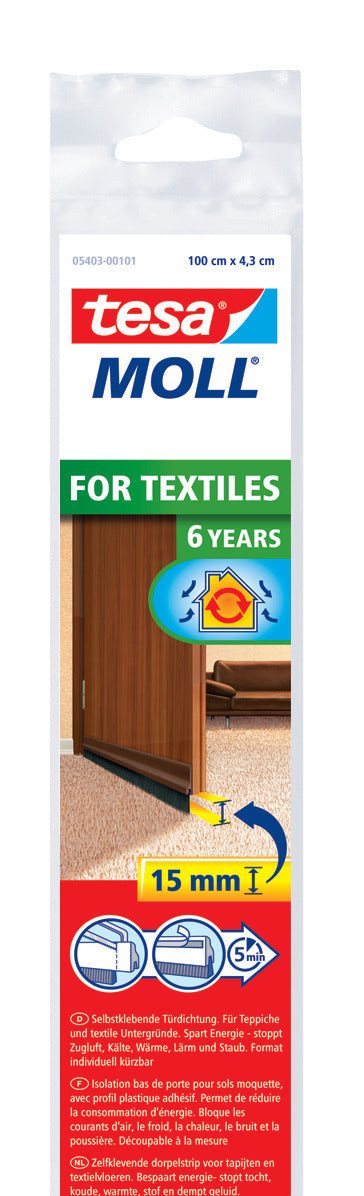 tesamoll For Textiles Türdichtschiene